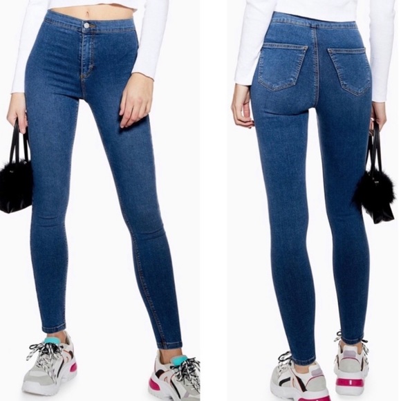 Topshop high waisted skinny petite joni jeans - Picture 2 of 7